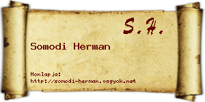 Somodi Herman névjegykártya